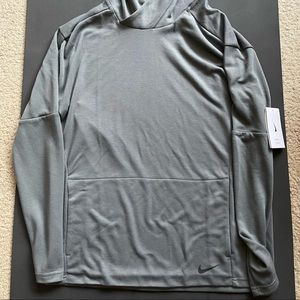 Nike Yoga Pullover Hoodie - Mens Size M  Grey